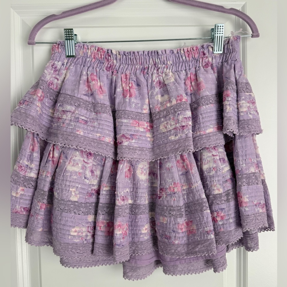 LoveShackFancy Ruffle Mini Heritage Skirt